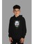 Çocuk Siyah Kapüşonlu Sweatshirt Dijital Baskılı 1