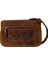 Hakiki Deri Crazy Horse Açık Taba Erkek Portföy & Clutch El Çantası 1285-ZAT 1