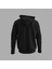 Kadın Siyah Kapüşonlu Sweatshirt Dijital Baskılı 2