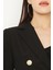 Kadın Siyah Düğmeli Blazer Ceket S053/1604/005 34 3