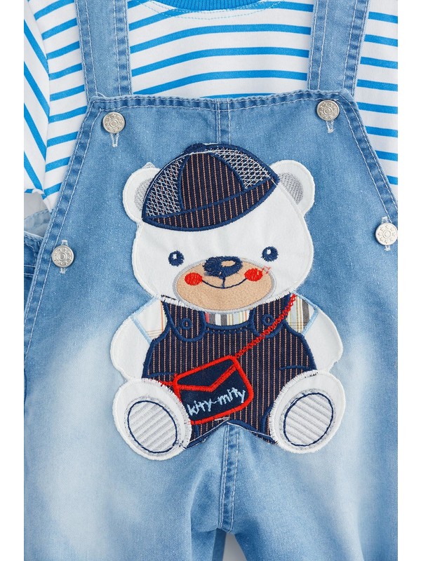 Babymod Denim Kumas Bol Kesim Erkek Bebek Salopet Tulum Fiyati
