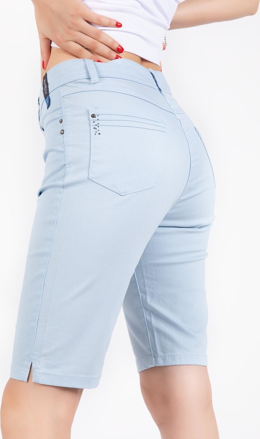 Org Marka Store 163 1405083 5 Cep Bel İçi Çiçekli Paça Yırtmaçlı