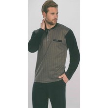 Pierre Cardin 5275 Uzun Kollu Jakarlı Erkek Pijama Takımı