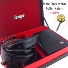 Zenga İsme Özel Zenga Deri Cüzdan & Kemer Seti - !