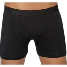 Gümüş 4018 Licralı Erkek Boxer Siyah