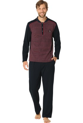 Şık Mecit 2703 Selanik Likralı İki İp Erkek Pijama Takımı
