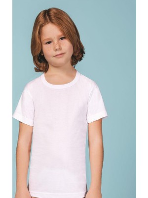 Berrak 1502 Çocuk Fanila Beyaz