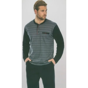 Pierre Cardin 5280 Uzun Kollu Jakarlı Erkek Pijama Takımı