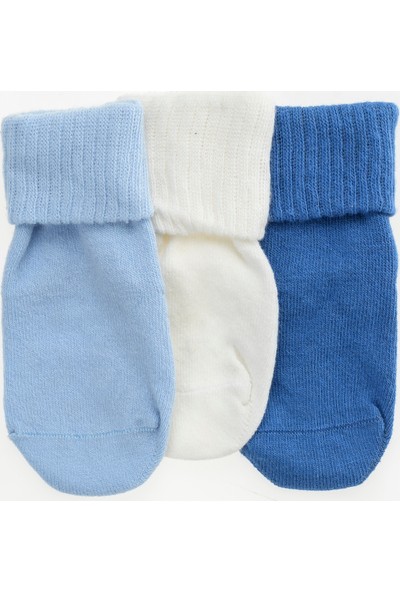 Pixter&Bro Essential Happy Bluebaby Çocuk Üçlü Soket Çorap Set