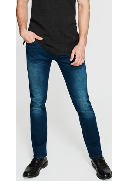 Erkek Marcus Mavi Black Jean Pantolon 0035121321