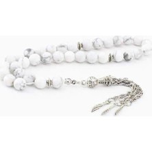 Rd Ekoavm Fasetalı Kesim Havlit Doğal Taş Tesbih 33'Lük Tespih