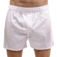 The Don Exclusive Yırtmaçlı Çizgili Erkek Boxer