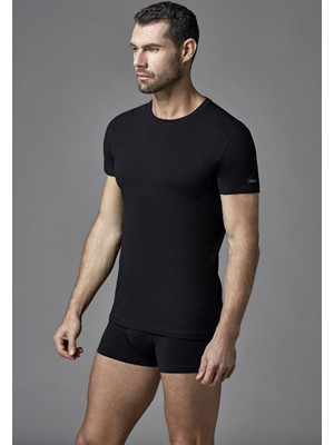 Dagi Likralı 0 Yaka Tişört D5120