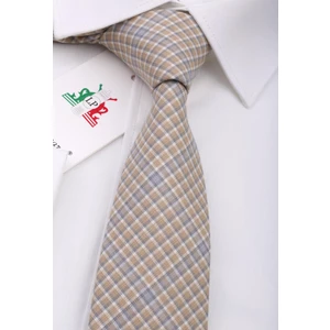 La Pescara Bej Yün Slim Kravat 6173