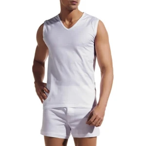 2'Li V Yaka Kolsuz T-Shirt 031