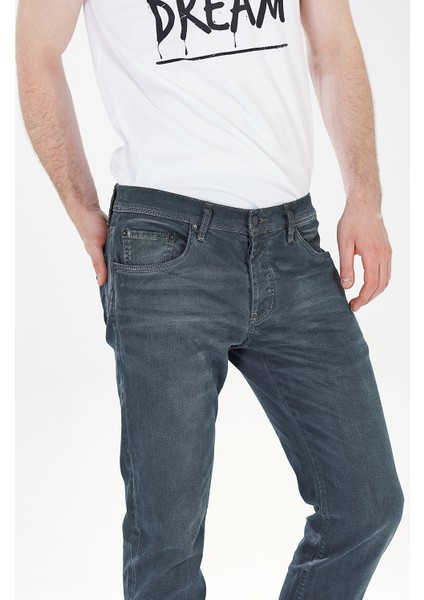 Erkek Sawyer Blue Smoked Wash Jean Pantolon Füme fırsatları