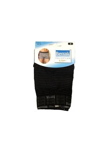 4475 Erkek Likrali Pamuk Boxer Lacivert