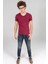 Erkek Falgon T-Shirt Bordo 2