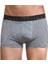 4475 Erkek Likrali Pamuk Boxer Gri Melanj 1