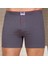 1099 Erkek Renkli Boxer Short Gri 1