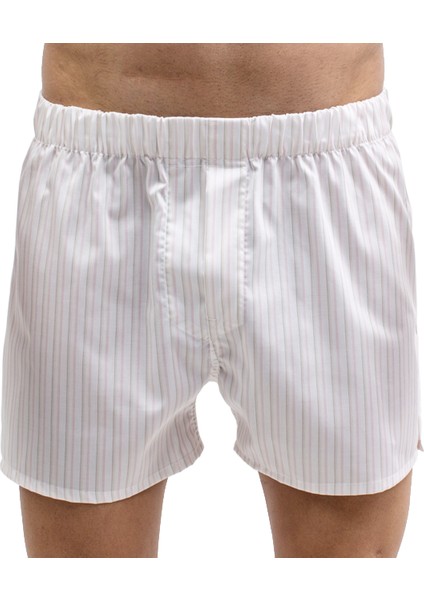 TheDON Exclusive Yırtmaçlı Çizgili Erkek Boxer