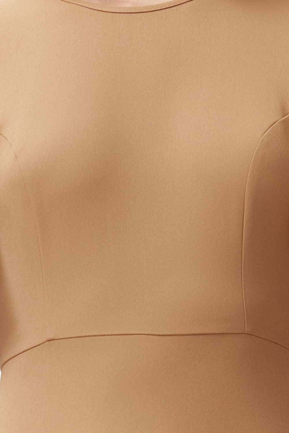 Moda Regular Gündüz Gece Finike Dokuma Bisiklet Yaka Kısa Kol Bodycone Midi Boy Elbise