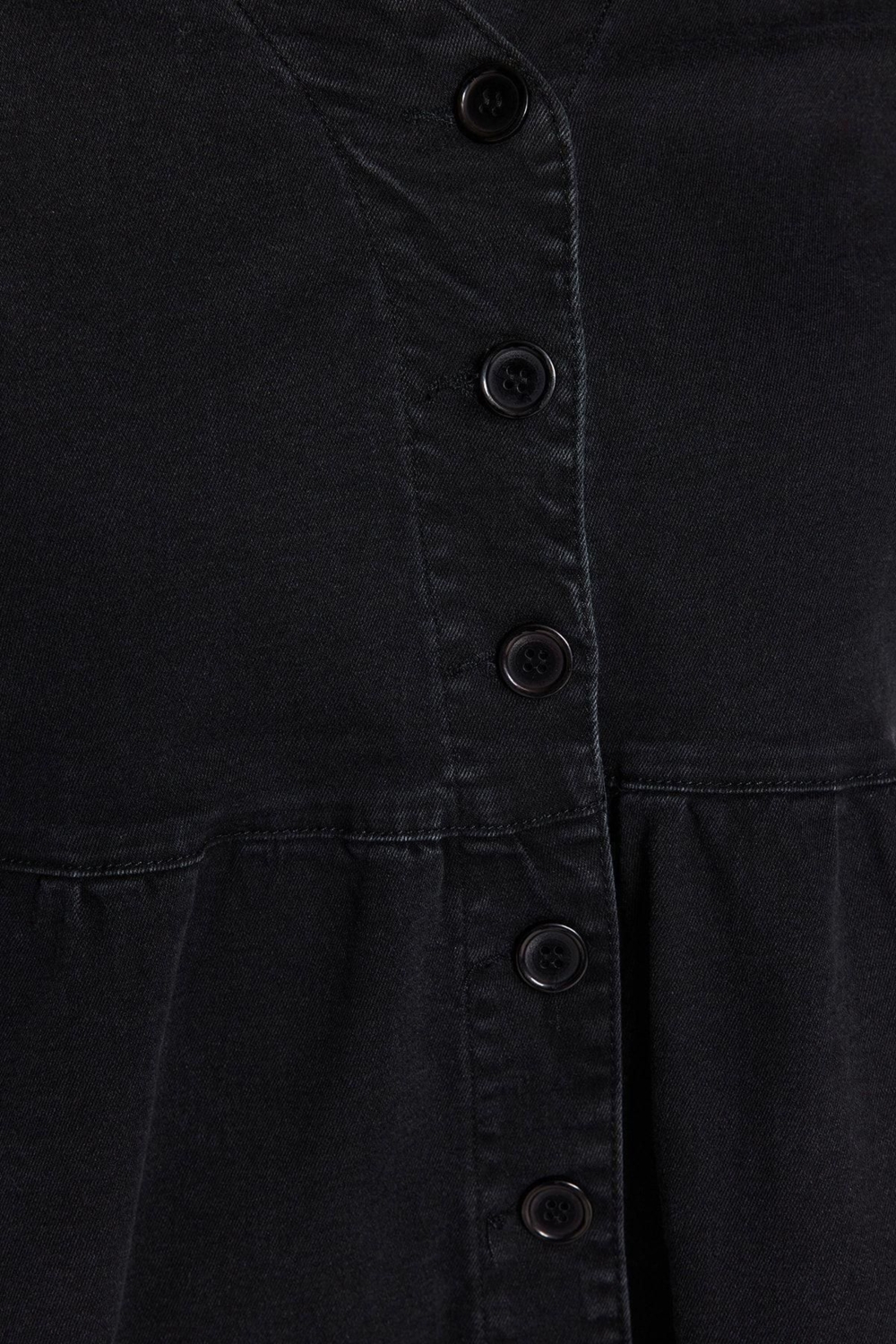 Moda Rahat Casual Günlük Comfort Denim V Yaka Kısa Kol A-Line Mini Boy Büyük Beden Elbise
