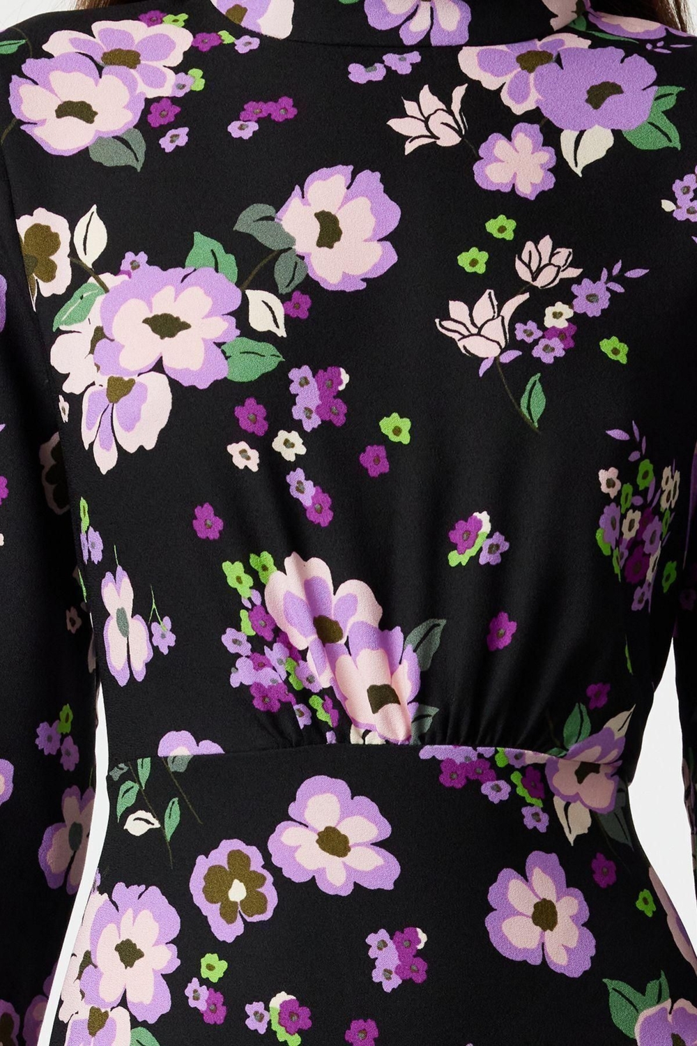 Moda Regular Casual Günlük Maroken Dokuma Dik Yaka Truvakar Kol Kol A-Line Maxi Boy Elbise