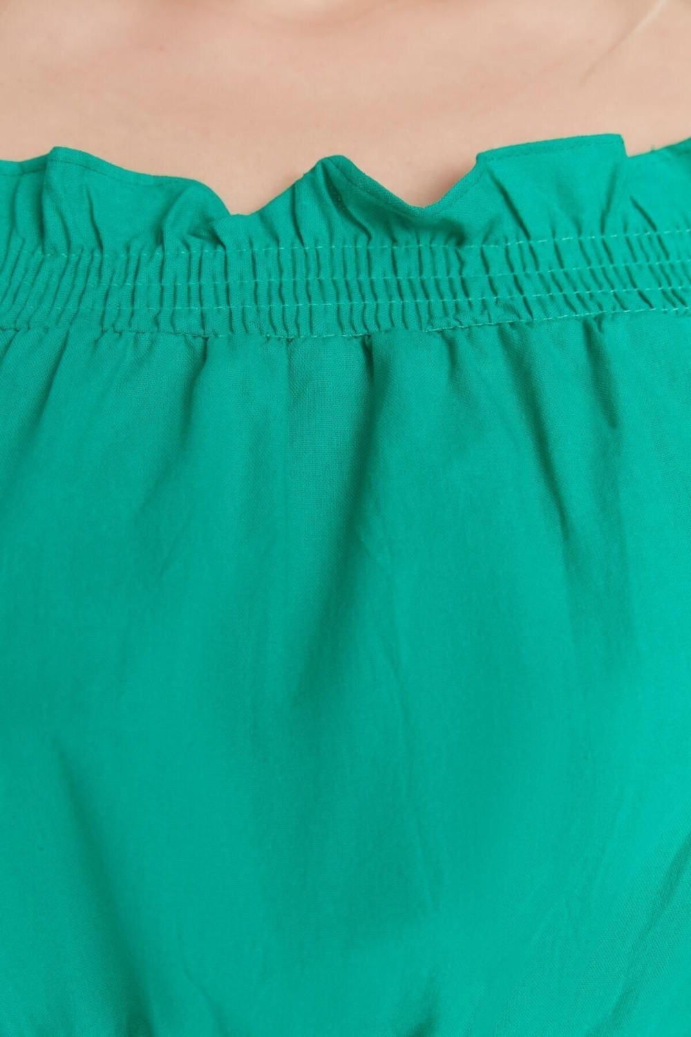 Moda Rahat Casual Günlük Shally Dokuma Carmen Yaka Kısa Kol A-Line Midi Boy Büyük Beden Elbise