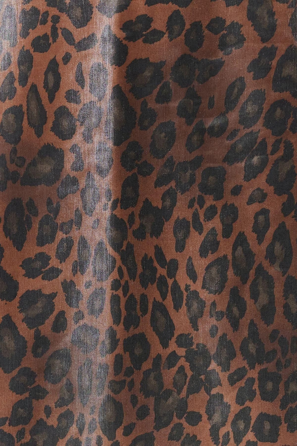 Moda Tesettür Regular Leopar Desen Gündüz Gece Uzun Boy Leopar Desenli Saten Dokuma Etek