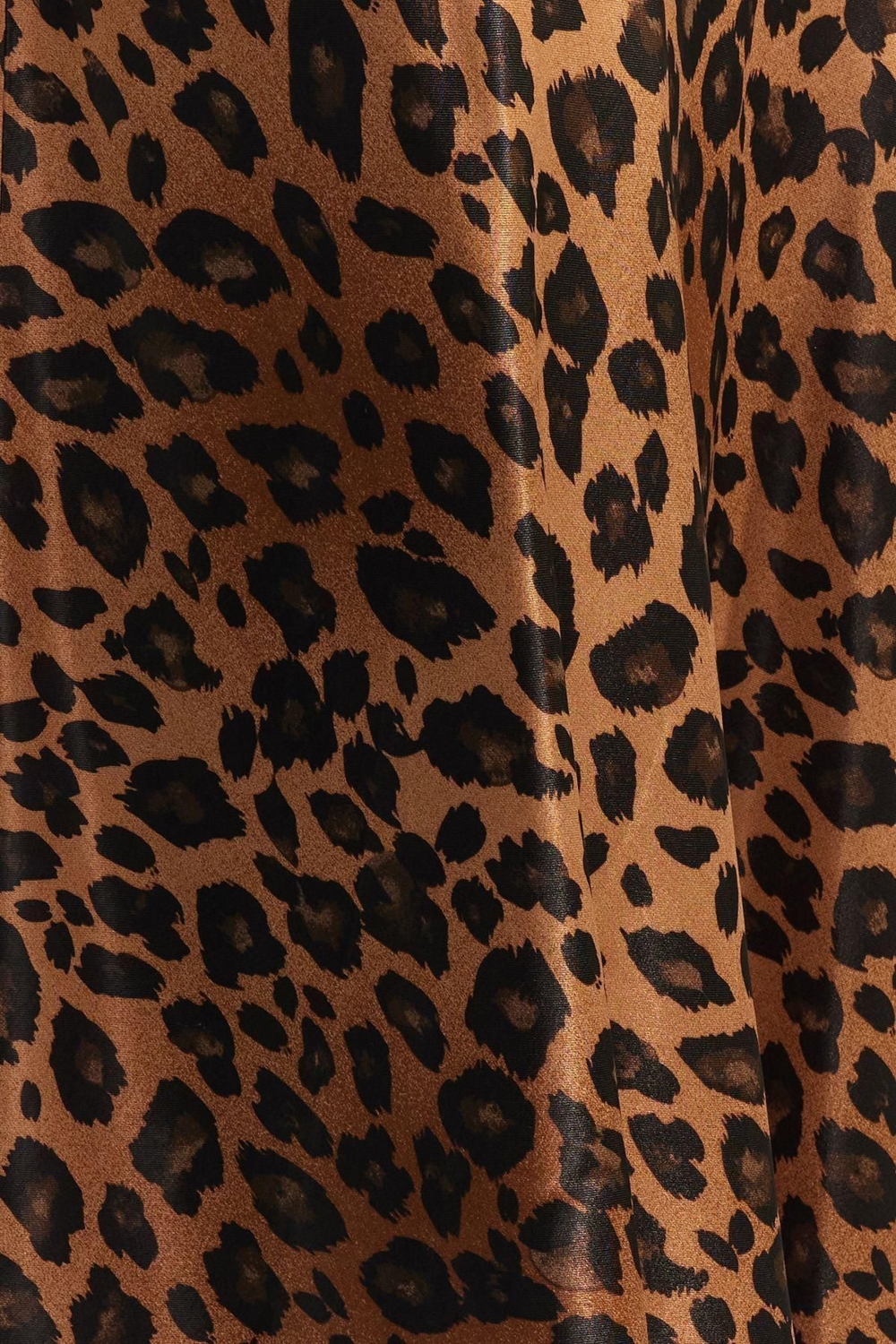 Moda Regular Animal Desen Resmi Midi Boy Premium Yüksek Kalite Hayvan Desenli Saten Midi Dokuma Etek