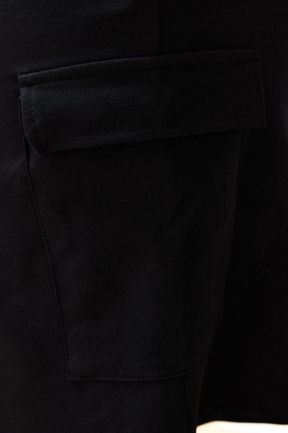 Moda Büyük Beden Regular Düz Desen Günlük Mini Boy Cepli Mini Örme Etek