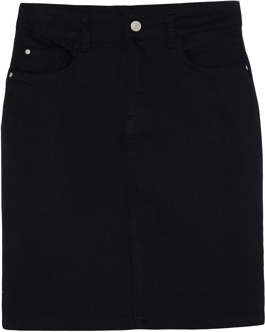 Moda Regular Düz Desen Günlük Mini Boy Gabardin Dokuma Mini Boy Etek