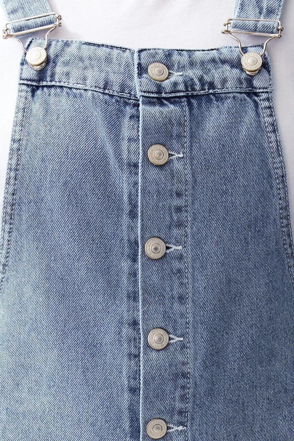 Kadın Moda Standart Kol Boru Paça Kare Yaka Düz Desen Regular Kısa Denim Tulum