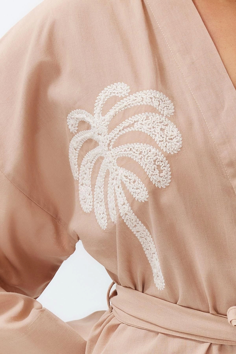 Moda Örme Regular Kalıp Midi Kruvaze İspanyol Kol Vual Basic Düz Desen Kimono Kaftan