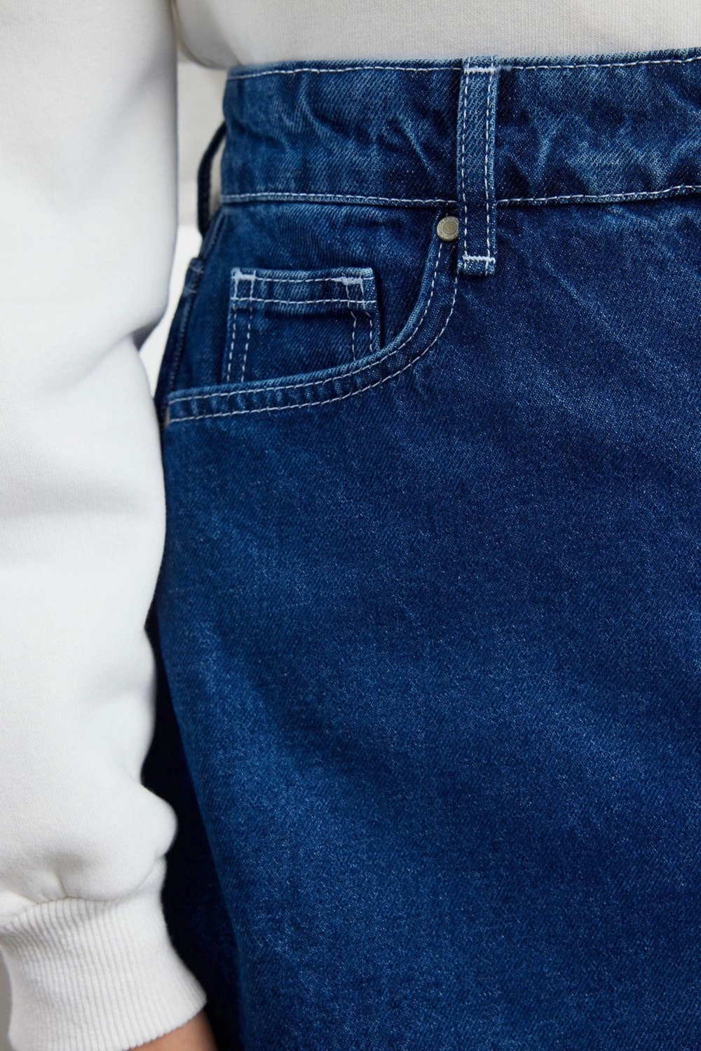 Kadın Denim Mini Etek Pamuk Günlük Casual Kombinler İçin Hafta Sonu Yaz Aylarının Vazgeçilmezi