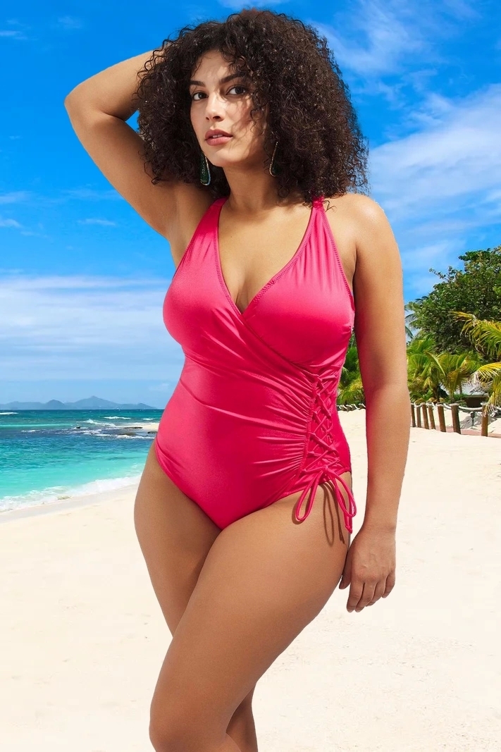 Konforlu Plus Size Mayo Tasarım Büyük Beden Ergonomik Kesim Geniş