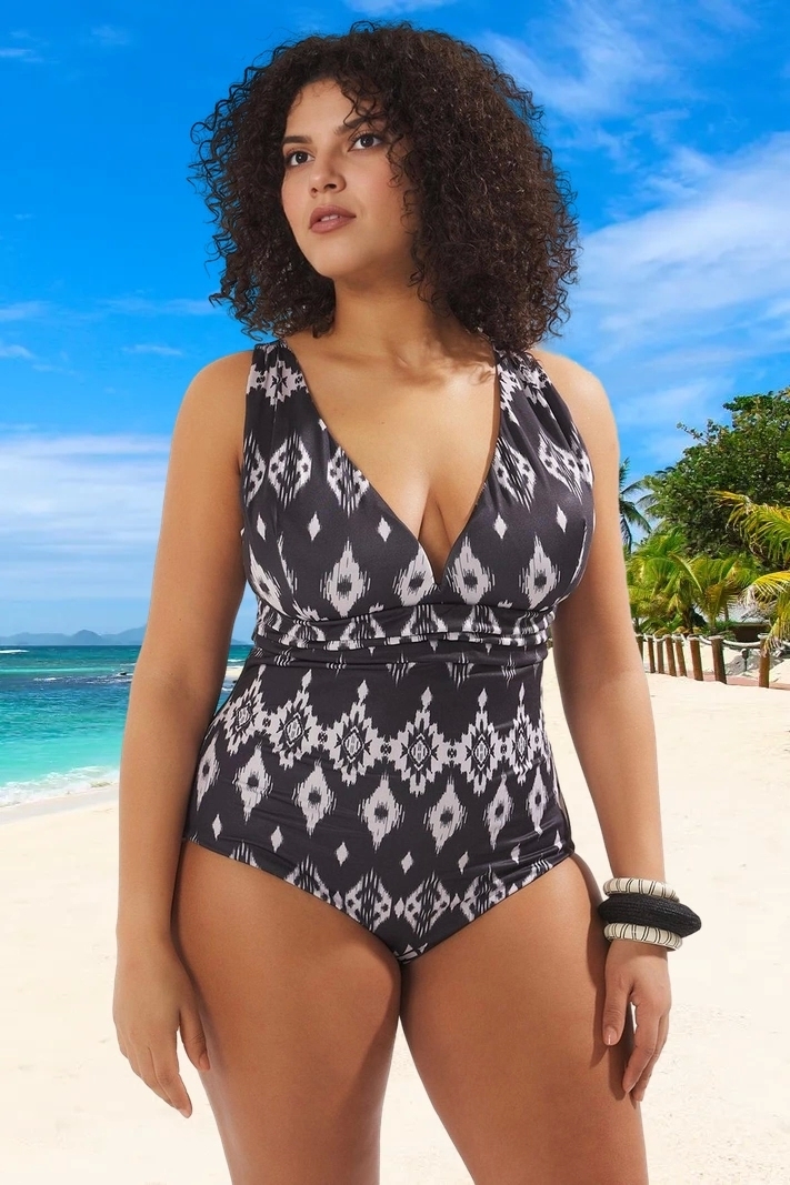 Konforlu Plus Size Mayo Tasarım Büyük Beden Klora Dayanıklı Yaz Koleksiyonu