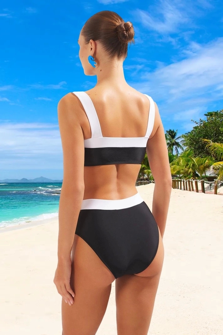 Tasarım Bikini Takımı Hızlı Kuruyan Premium Kalite Esnek Kumaş UV Korumalı Su Sporları İçin