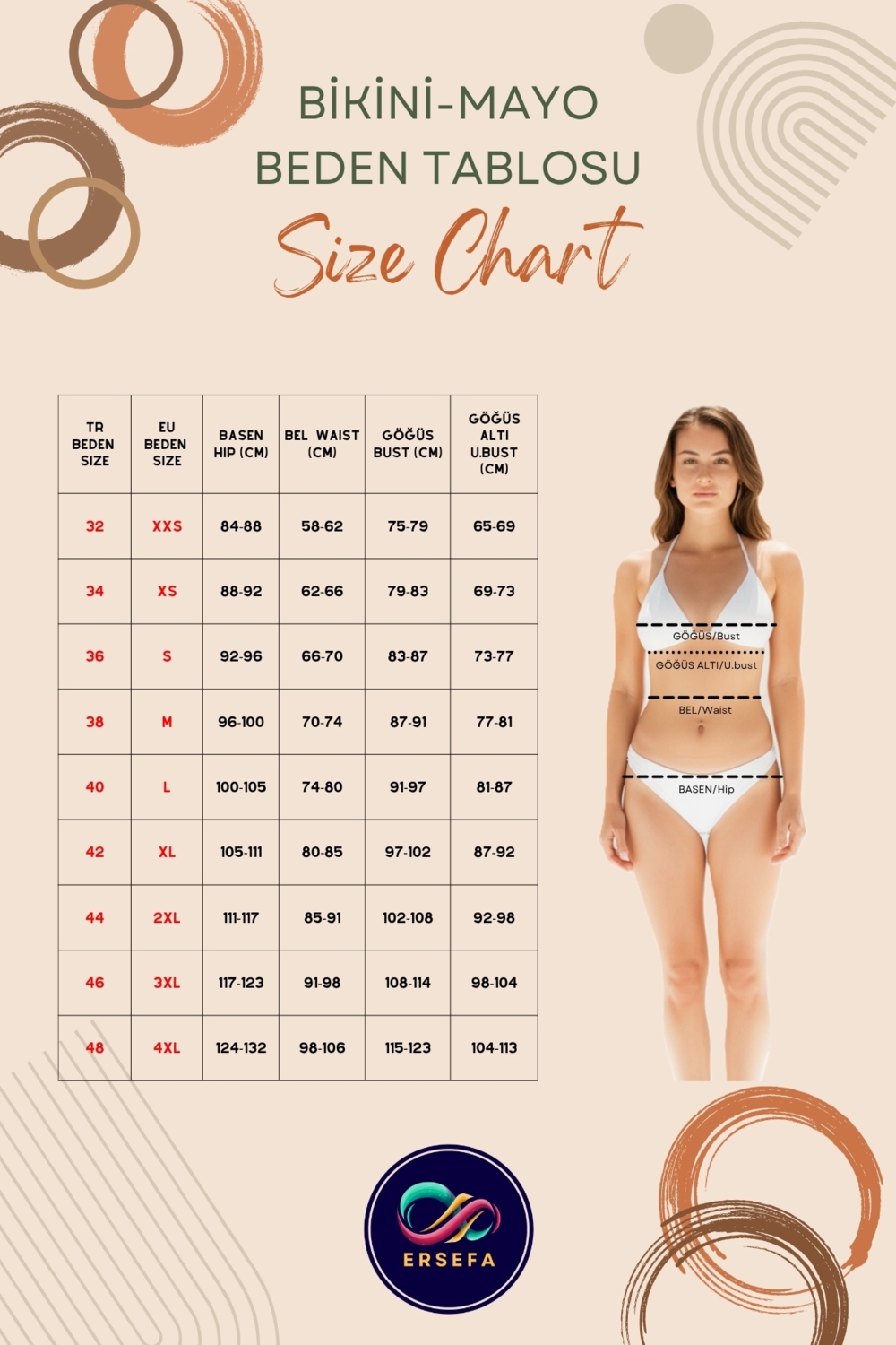 Tasarım Mayokini UV Korumalı Özel Yüksek Konfor Yaz Koleksiyonu Su Sporları İçin
