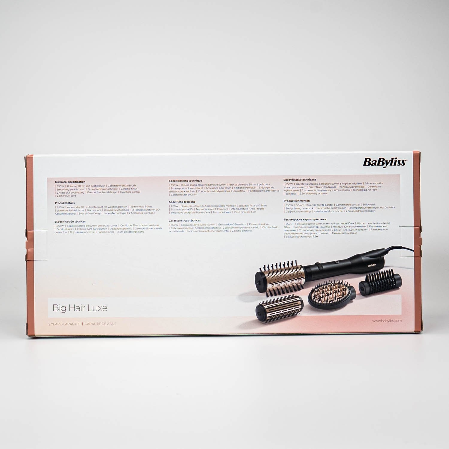 BaByliss Hava Üflemeli Döner Başlıklı Saç Şekillendirici Set 650W