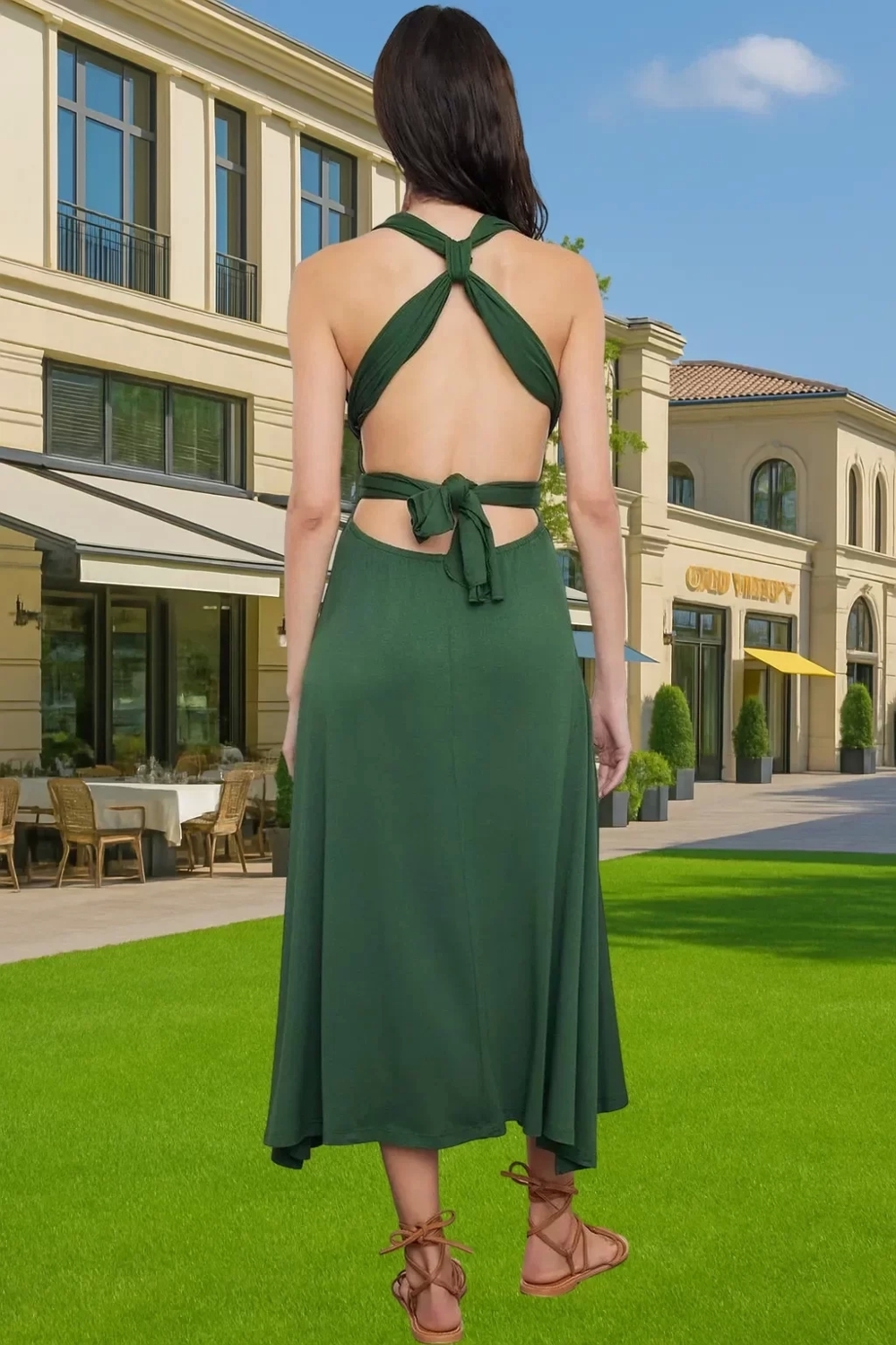 Rahat Viskoz Örme Midi Elbise Yazlık Plaj Bodycon Özenle Seçilmiş Rahat Ve Şık Seçkin Malzeme