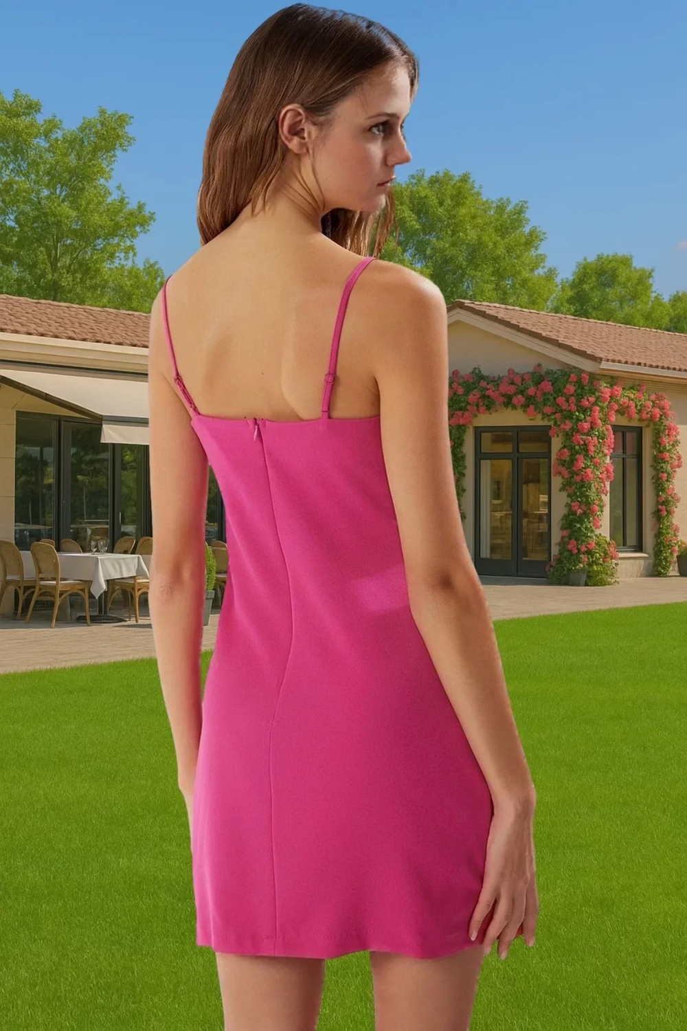 Straplez A Kesim Mini Elbise Polyester Elastan Yazlık Gece Elbisesi Uzun Ömürlü Mükemmel Uyum