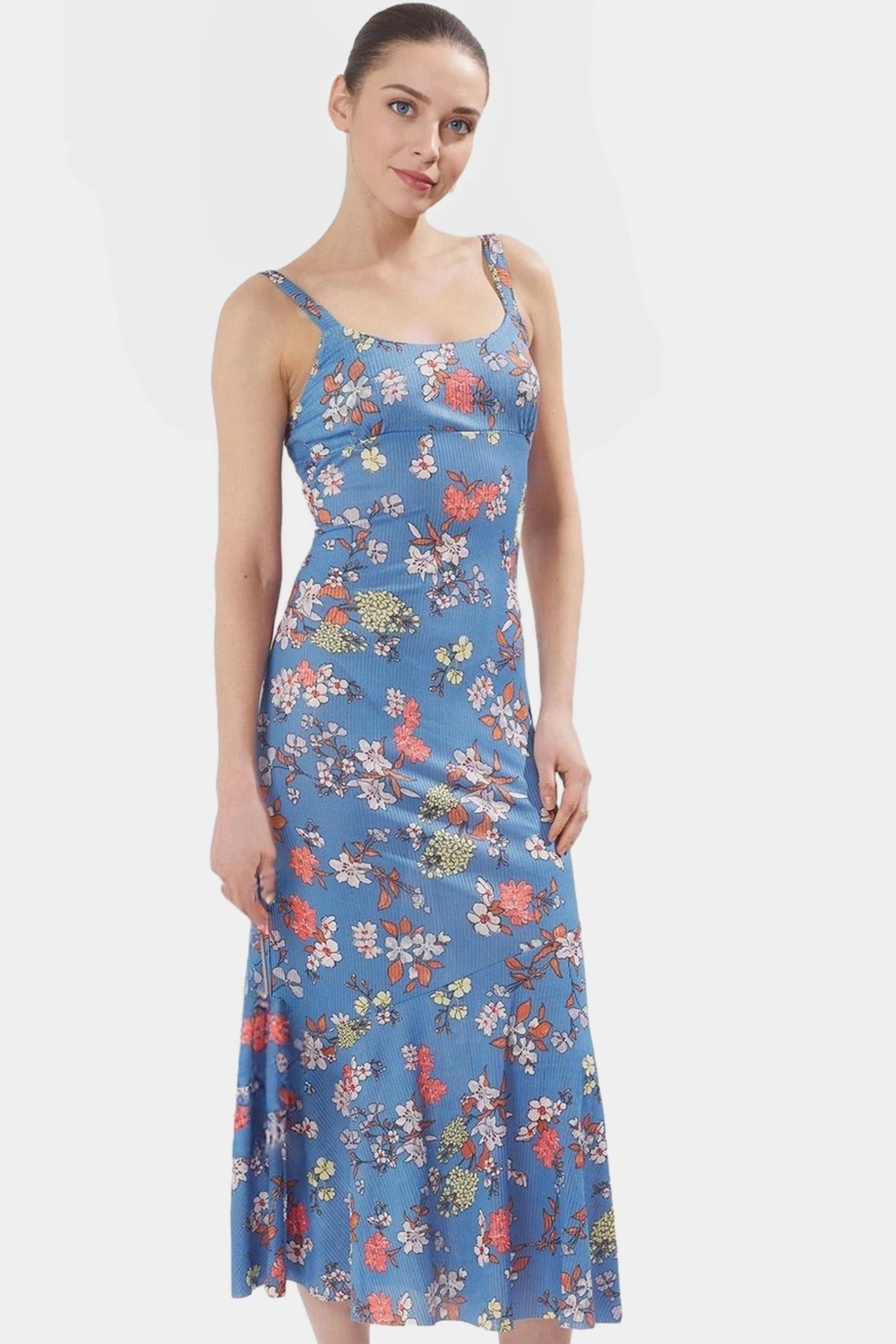 Bodycon Maxi Elbise Nefes Alan Polyester Elastan Kumaş Casual Stil Kolsuz Özenle Seçilmiş