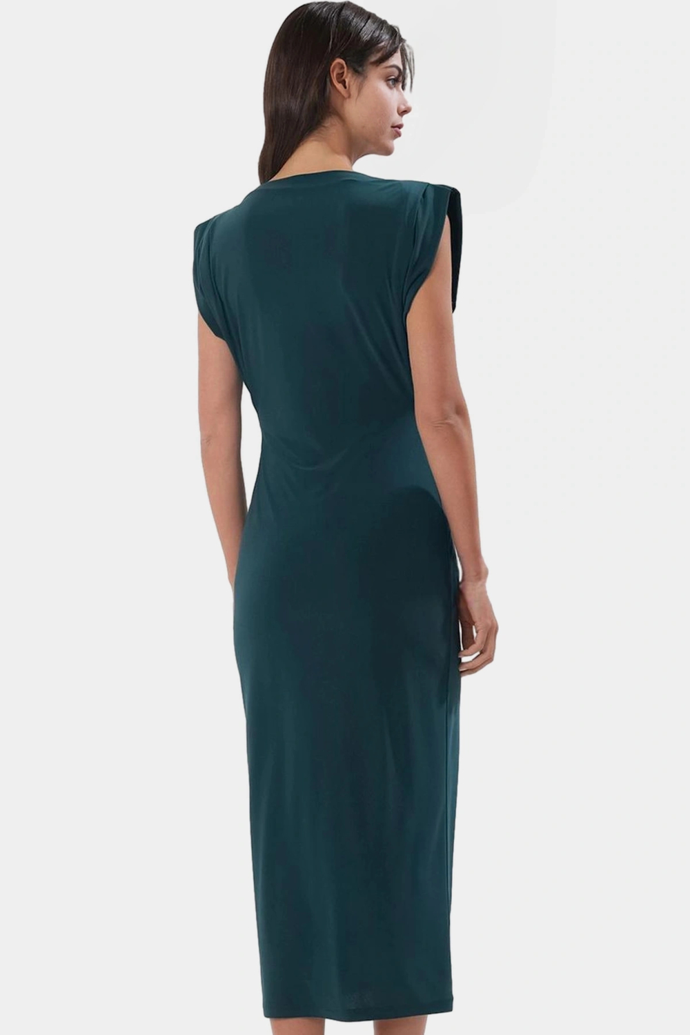Maxi Bodycon Elbise Örme Kolsuz Rahat Yazlık Uzun Ömürlü Yüksek Kalite Seçkin Malzeme