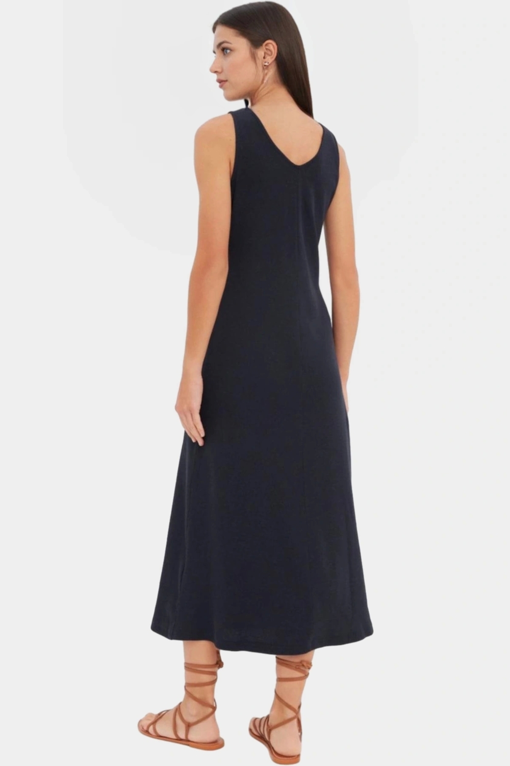 A line Kolsuz Örme Elbise Rahatlık ve Şıklık Bir Arada Premium Kalite Rahat Şık Modern Stil