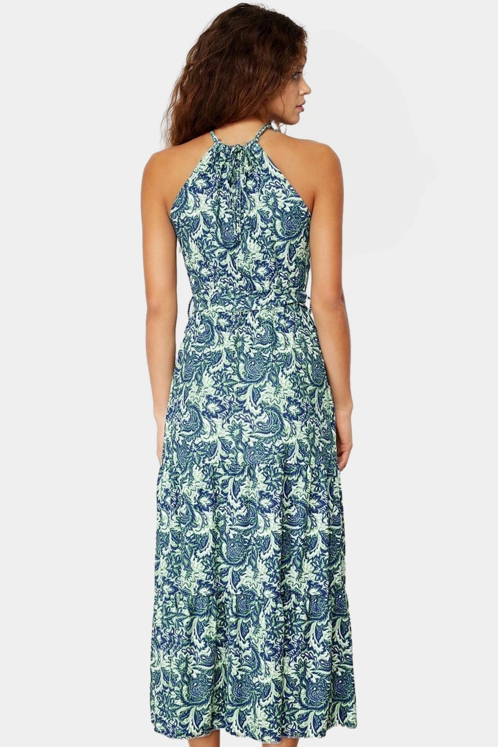 A line Halter Maxi Elbise Rahat Şık ve Yazlık Görünüm Zarifane Tasarım Dayanıklı Malzeme