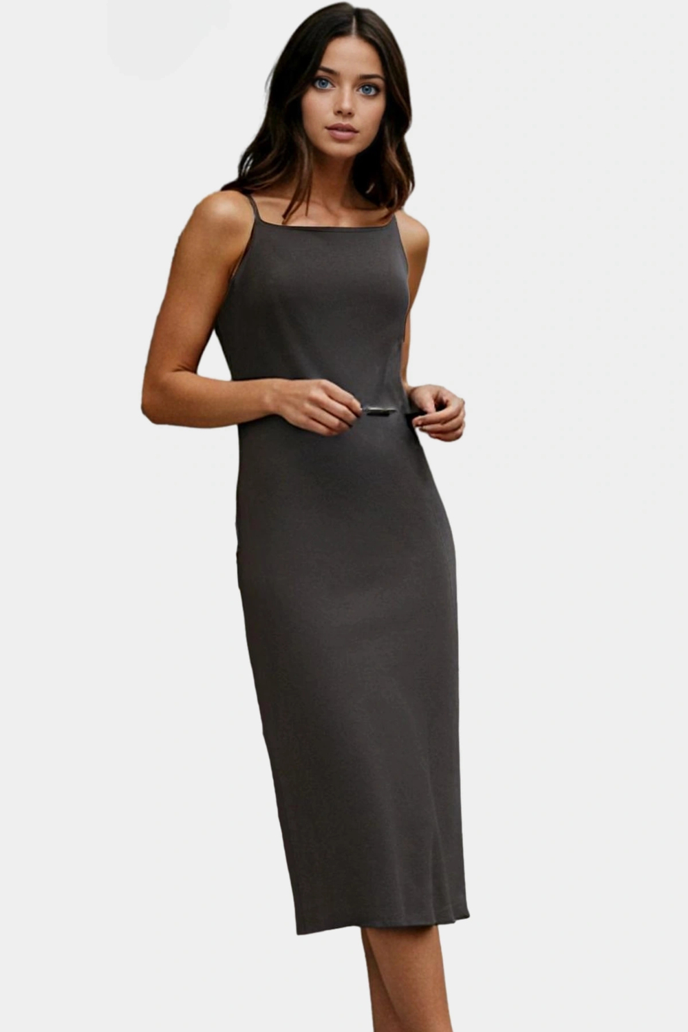 Bodycon Halter Yaka Yazlık Maxi Elbise Nefes Alan Kumaş Şık Görünüm Kaliteli İşçilik