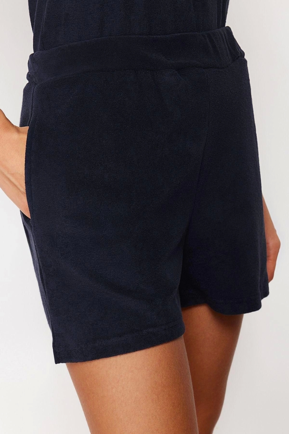 Moda Polo Yaka Casual Günlük Havlu Regular Normal Kalıp Polo Yaka ve Normal Paça Örme Alt-Üst Takım