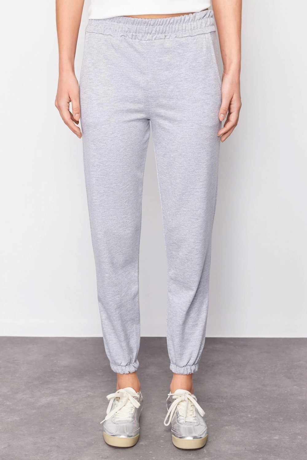 Moda Slogan Bisiklet Yaka Casual Günlük Yeşil Slogan Baskılı Basic Jogger Örme Örme Alt-Üst Takım